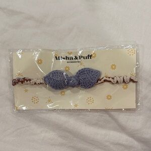 Misha & Puff leaf Purple Knit Headband